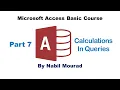 Calculations in Queries - Access Basic Course