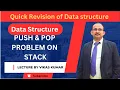 Push Pop Operations in Stack Data Structures Algorithms Explained with Examples