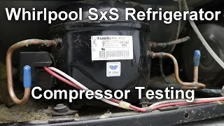 Download Whirlpool Side by Side Refrigerator Compressor Testing - No Cool Repair MP3