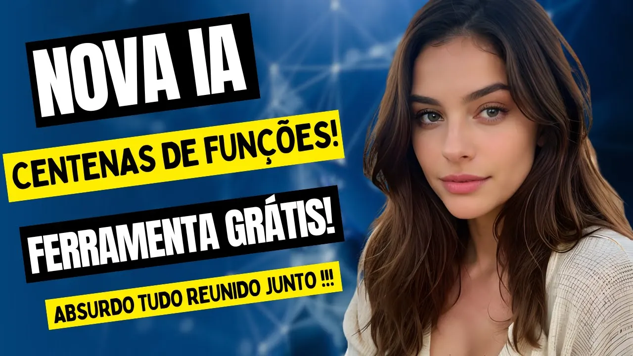 NOVA INTELIGÊNCIA ARTIFICIAL GRATIS MUITAS FUNÇÕES INSANAS TUDO NO MESMO LUGAR