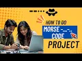 ESP-32 Morse Code Decoder with Display Student DIY Project Tutorial Techstrivers