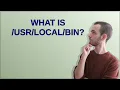 Unix What is bin