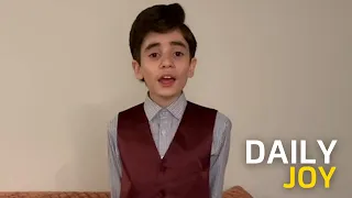 13 Year Old Singer Adam Khaykin Performs Edelweiss From Rogers And Hammerstein Daily Joy 