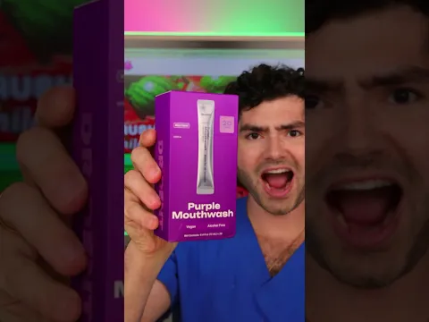 Purple Whitening Teeth Mouthwash !?