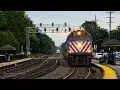 Chicagoland Railfanning Heavy Action on the CTA Metra s UP West Line