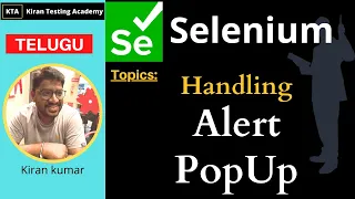 Alerts Java Alerts in selenium Pop up handling in selenium Alerts Handling in selenium