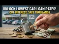 Car Loan Interest Rate Auto Financing Guide in United State 2026