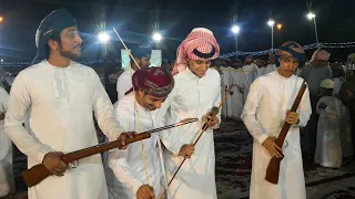 مشاركة المنشد محمد بن غرمان في حفل   عقد قرآن  الفاضل عبدالحميد سالم الدوحاني دندنها