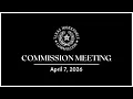 TWC Commission Meeting 4-7-2026