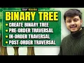 Binary Tree in Data Structure Binary Tree Traversal How to Create Binary Tree DSA