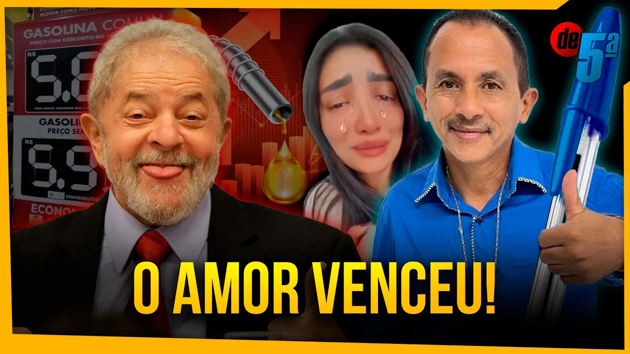 Lula NÃO prometeu que NÂO ia subir gasolina. Caneta separa. Pirâmide movimenta 100 Bi! Casa Grátis!