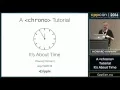 CppCon 2016 Howard Hinnant A chrono Tutorial