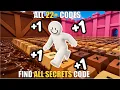 1 SPEED KEYBOARD ESCAPE PARKOUR MAP FORTNITE CREATIVE - ALL SECRETS CODES 22 CODES