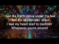 Martika - I feel the earth move (tekst lyrics)