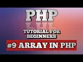 PHP Tutorial for beginner absolute beginner Array - Types of Array
