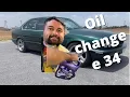 bmw e 34 540i oil change 540i e34