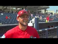 Michael Chavis on MLB vs MiLB