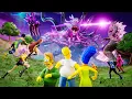 Simpsons VOICE ACTORS react to Zero Point LIVE EVENT in FORTNITE