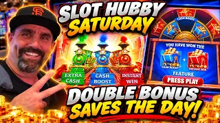 DOUBLE BONUS SAVES THE DAY! | Slot Hubby Saturday