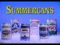 Labatt Summercan Retro Beer TV Commercial Labatt Blue Light Budweiser Schooner Labatt 50