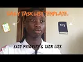 Productivity Mastery How to Create a Priority List Task List and Daily List