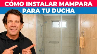 Cómo instalar una mampara de ducha corredera