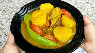 مرقة زعرة تونسية بالدجاج فيسع تحضر Mar9a Za3ra Djej 