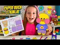 Download Lagu Eğitici Video!ADA İLE PUPER DUCK ETKİNLİK YAPTIK!RENGARENK KES BOYA YAPIŞTIR!Kız Oyunları Paper