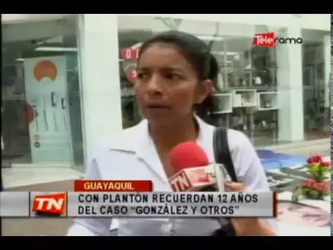 Con plantón recuerdan 12 años del caso González y otros