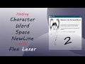 Compiler Tutorial 02 Flex Bison How to Identify Character Word Space NewLine Eng Sub