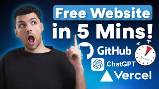 How to Create Your Business Website in 5 Minutes for Free with ChatGPT GitHub and Vercel
