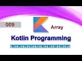 009 Array Kotlin Programming Language