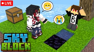 DAY 1 ngajarin @ArakaHatsuka main SKYBLOCK