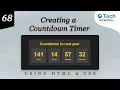 Creating a Countdown Timer with HTML CSS JavaScript
