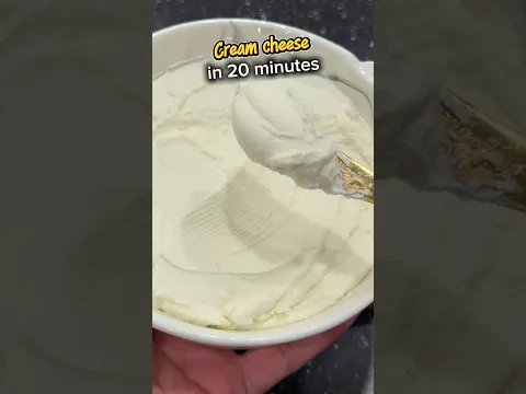 2 ingredients Cream cheese in 20 minutes #dessert #summerdessert #foodie #shorts #viral #fyp