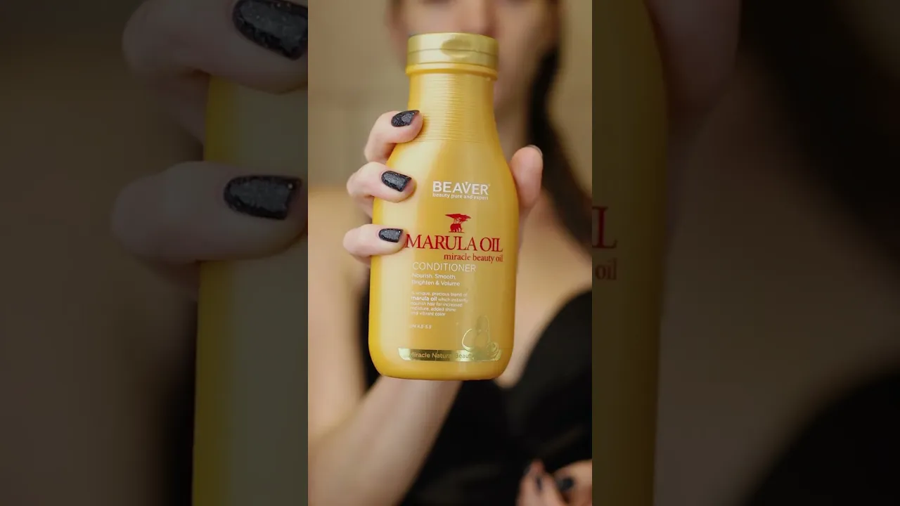 Шампунь живильний для сухого і пошкодженого волосся з олією марули - Nourish Marula Oil Shampoo 350ml