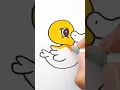 How To Draw a Cute Duck Step by Step