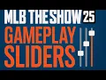 Best MLB The Show 25 Sliders for REALISTIC Gameplay Authentic MLB Experience Settings