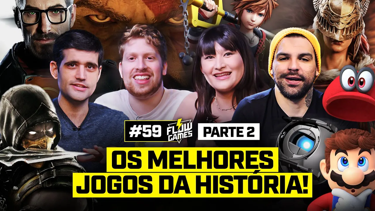 ESPECIAL TOP MELHORES JOGOS da HISTÓRIA! Ranking Flow Games PT2! - FG #59