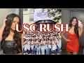 USC SORORITY RUSH VLOG bid day outfits grwm university of southern California recruitment