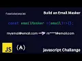 Email masking JavaScript Challenge