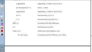 NUMERICAL DIFFERENTIATION PYTHON PROGRAMS