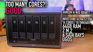 UGREEN AI NAS iDX6011 Full Overview - 14 Cores/18 Threads, 64GB RAM, 2 M.2 in a NAS!