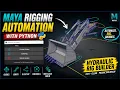 Build a Hydraulic Rig in Seconds Maya Python Automation for Faster Rigging