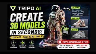 Tripo AI Review: Create Stunning 3D Models from Text & Images in Seconds!