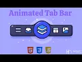 Get creative with an animated tab bar using HTML and CSS - it s easier than you think