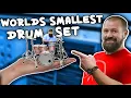 We made the WORLDS SMALLEST Drum Set