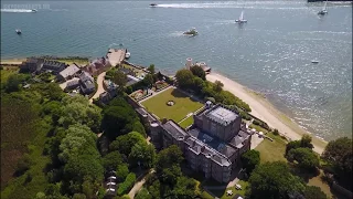 Brownsea Castle in Poole Harbour Dorset - Dji Mavic Pro drone