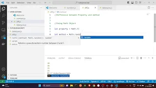 Difference between property and method in JavaScript