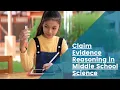 Claim Evidence Reasoning CER in Science Quick Guide